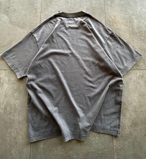 Tshirt Acid Washed Gris 230 gms Oversize - Imagen 4